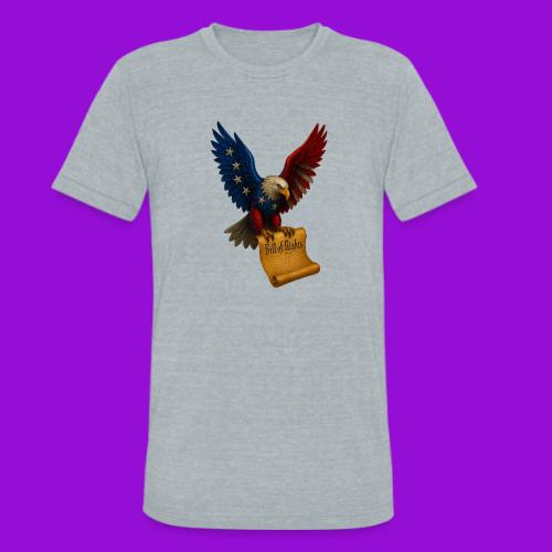 Bill of Rights Bald Eagle - Unisex Tri-Blend T-Shirt