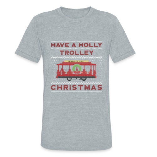 holly trolley - Unisex Tri-Blend T-Shirt