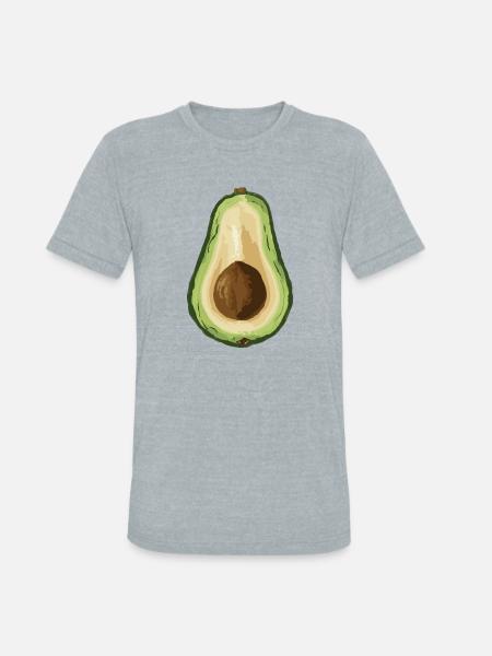Ripe Avocado - Unisex Tri-Blend T-Shirt - heather grey