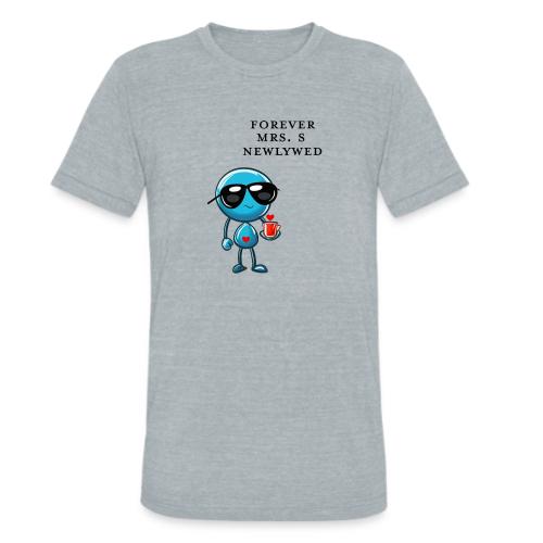 Mrs S Forever Newlywed - Unisex Tri-Blend T-Shirt