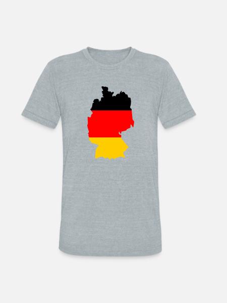 germany - Unisex Tri-Blend T-Shirt - heather grey