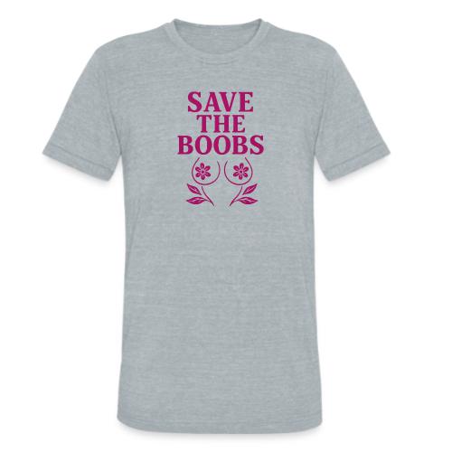 Save the boobs! - Unisex Tri-Blend T-Shirt