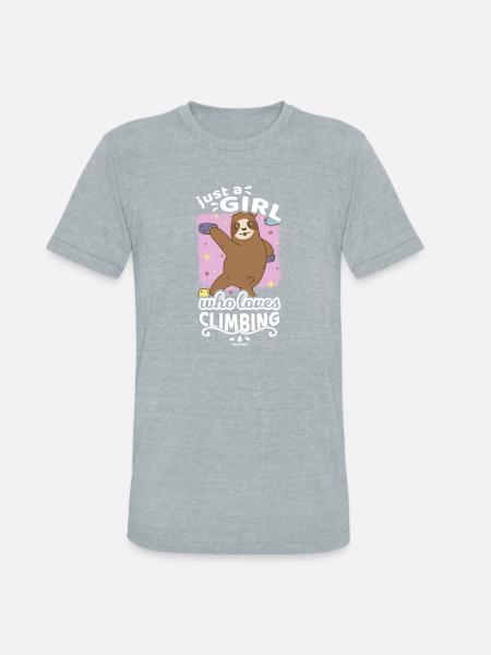 Climb - Unisex Tri-Blend T-Shirt - heather grey