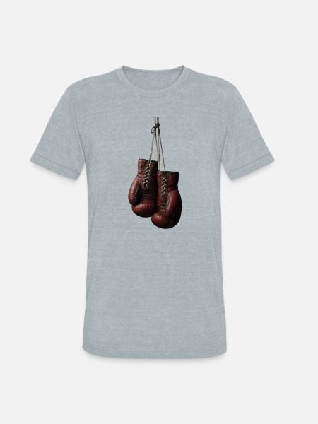 Boxing - Unisex Tri-Blend T-Shirt - heather grey