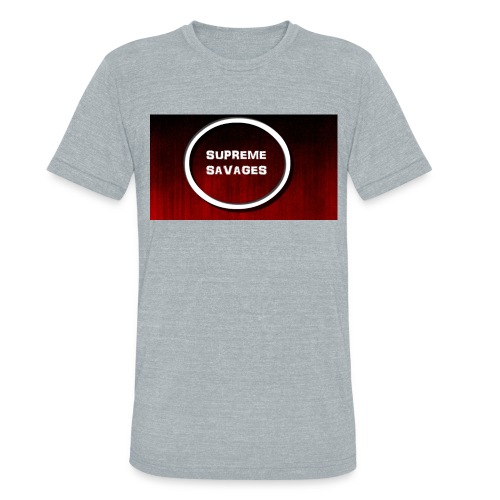 Black Red Grunge Texture - Unisex Tri-Blend T-Shirt