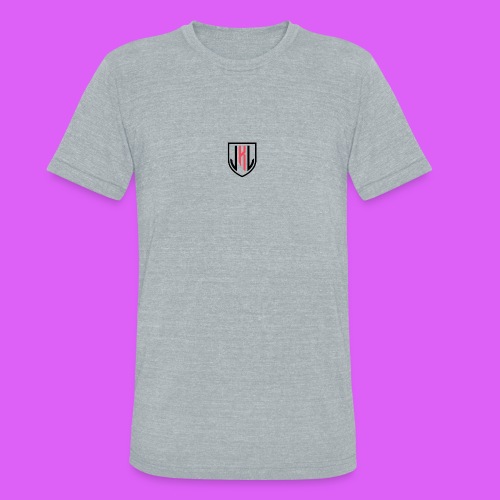 JKL typography logo - Unisex Tri-Blend T-Shirt