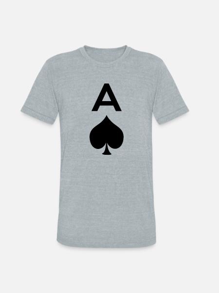Ace Of Spades - Unisex Tri-Blend T-Shirt - heather grey