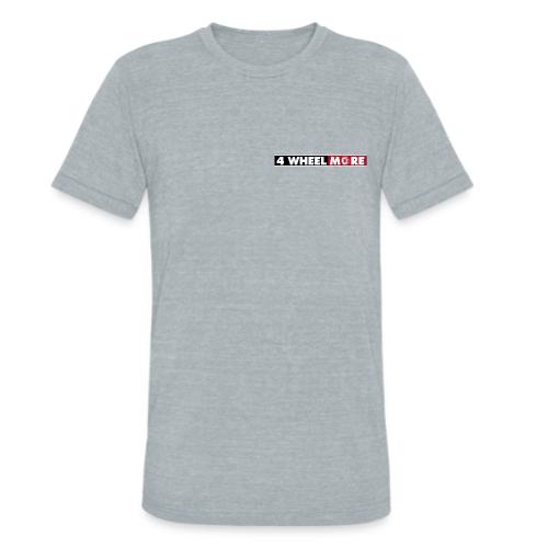4 Wheel More Rectangle Logo - Unisex Tri-Blend T-Shirt