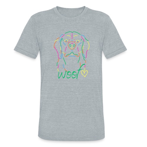 Woof - Unisex Tri-Blend T-Shirt