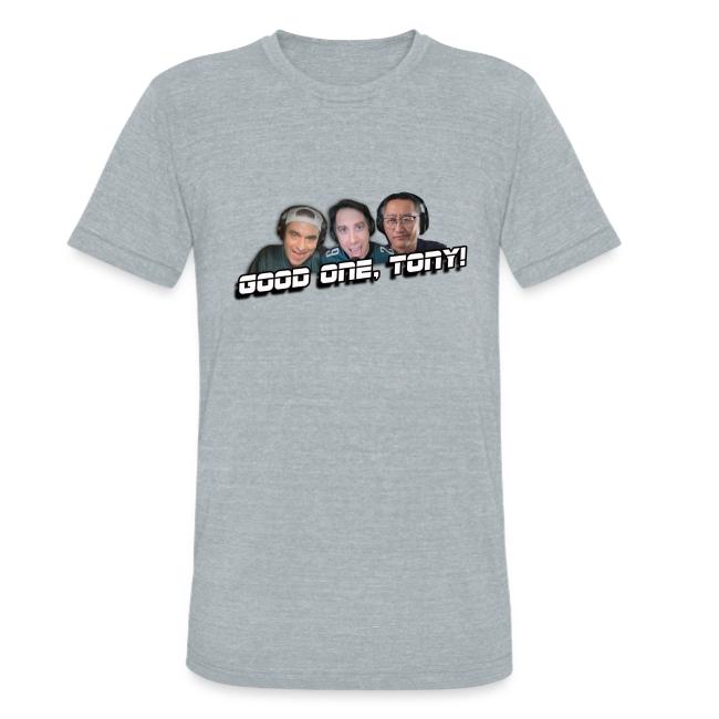 GOOD ONE, TONY! (with Fusco Show back)