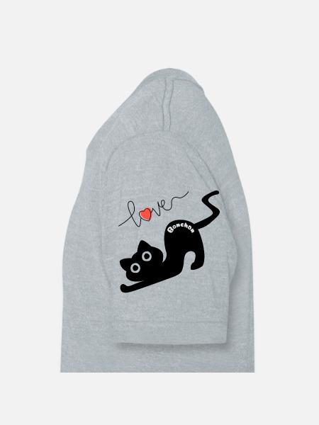 Bonchan Reaching for Love - Unisex Tri-Blend T-Shirt - heather grey