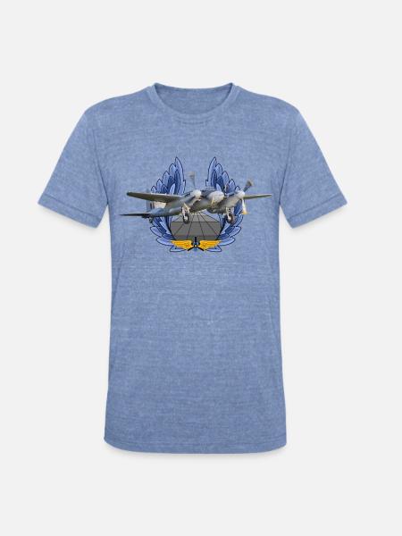 Mosquito - Unisex Tri-Blend T-Shirt - heather blue