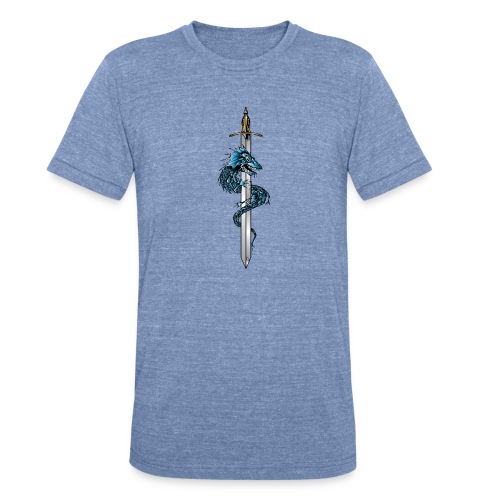 Dragon Sword - Unisex Tri-Blend T-Shirt