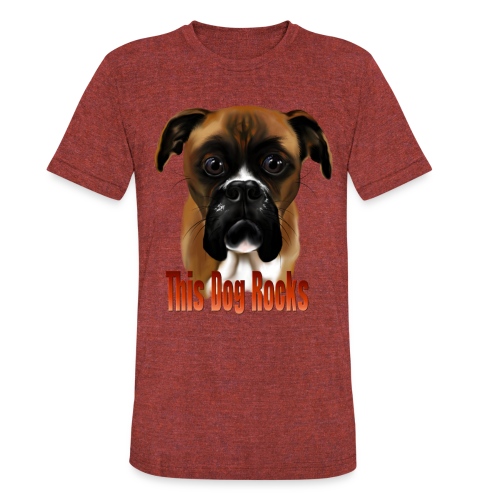 This Dog Rocks - Unisex Tri-Blend T-Shirt