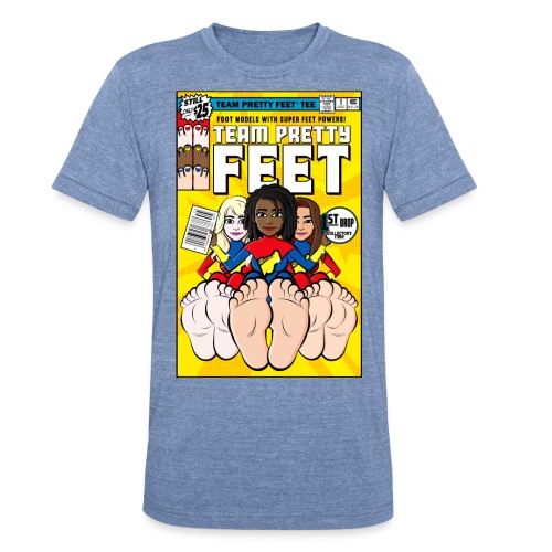 TEAM PRETTY FEET Comic Cover (Variant Edition 1) - Unisex Tri-Blend T-Shirt