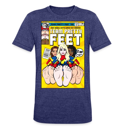 TEAM PRETTY FEET Comic Cover (Variant Edition 2) - Unisex Tri-Blend T-Shirt