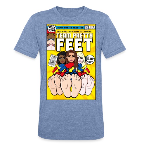 TEAM PRETTY FEET Comic Cover (Variant Edition 3) - Unisex Tri-Blend T-Shirt