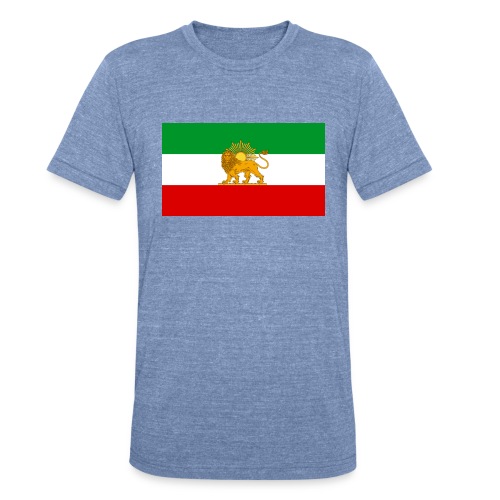 Flag of Iran - Unisex Tri-Blend T-Shirt