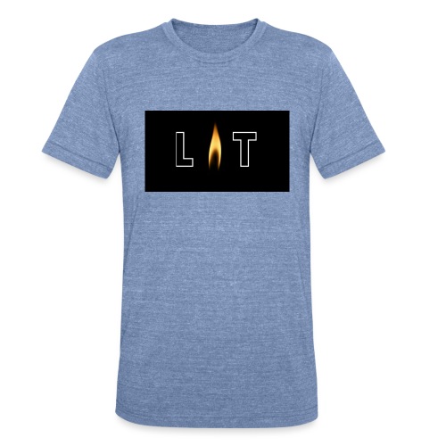 LIT LOGO DESIGN - Unisex Tri-Blend T-Shirt