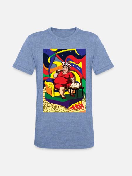 Harina Pan Venezuela - Unisex Tri-Blend T-Shirt - heather blue