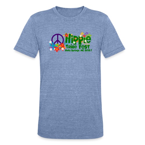 Hippie Tribe Fest! - Unisex Tri-Blend T-Shirt