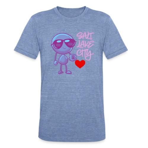 Smoon City 19 Salt Lake City - Unisex Tri-Blend T-Shirt