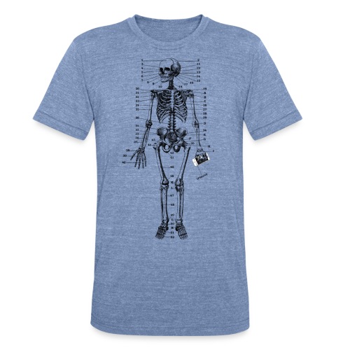 Human skeleton - Unisex Tri-Blend T-Shirt