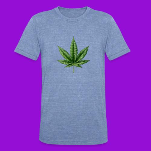 Cannabis Leaf - Unisex Tri-Blend T-Shirt