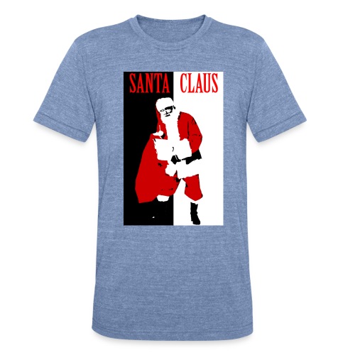 Santa Gangster - Unisex Tri-Blend T-Shirt