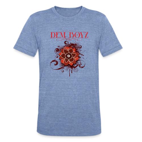 Flower Splash Reds - Unisex Tri-Blend T-Shirt
