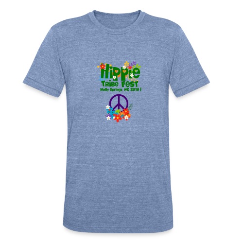 Hippie Tribe Fest 2018 - Unisex Tri-Blend T-Shirt