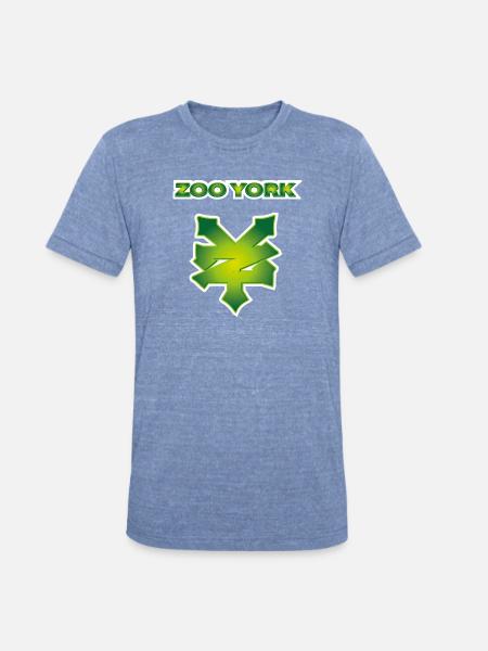 Zoo York Green - Unisex Tri-Blend T-Shirt - heather blue