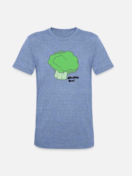 Chubby Bro - Unisex Tri-Blend T-Shirt - heather blue