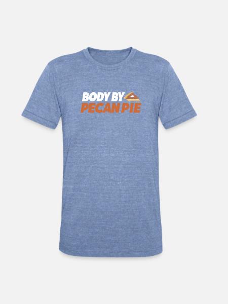 Pie Day Baking Pecan Pie - Unisex Tri-Blend T-Shirt - heather blue