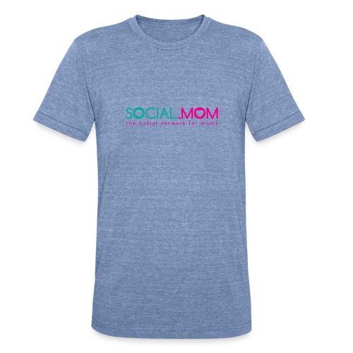 Social.mom Logo English - Unisex Tri-Blend T-Shirt