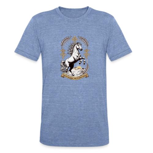 Year of the Horse Rearing T Shirt, Lunar New Year - Unisex Tri-Blend T-Shirt