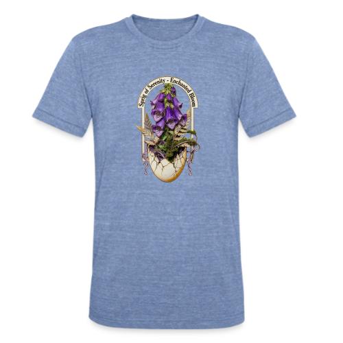 Spring Serenity Foxglove Tee, Easter Gift for wife - Unisex Tri-Blend T-Shirt