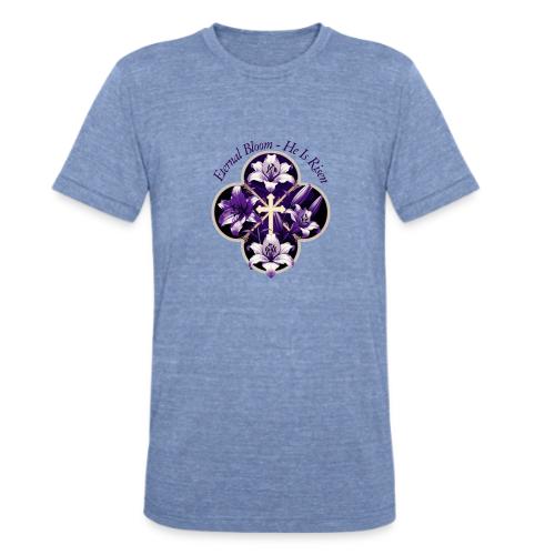 Easter Eternal Bloom Lily Crown T Shirt, Gift - Unisex Tri-Blend T-Shirt