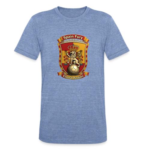 Spain Lion Fury T-Shirt, Spanish Crest Gift - Unisex Tri-Blend T-Shirt