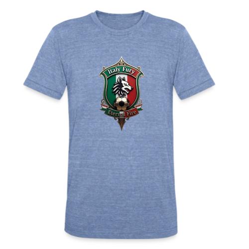 Italy heritage Wolf Fury Tee, Pride Badge Gift - Unisex Tri-Blend T-Shirt