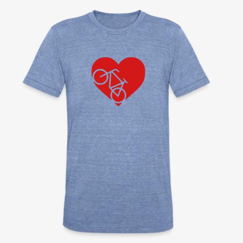 heart_bicycle_cutout - Unisex Tri-Blend T-Shirt
