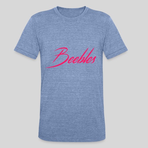 Pink Beebles Logo - Unisex Tri-Blend T-Shirt