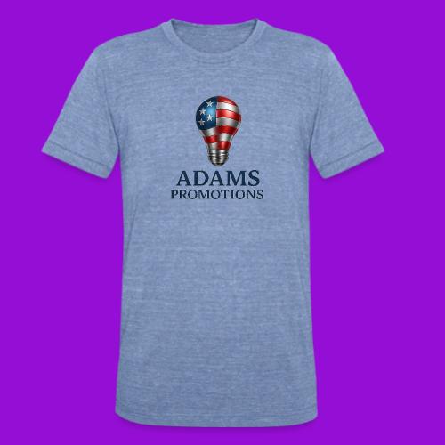 Adams promotions American flag metallic light bulb - Unisex Tri-Blend T-Shirt