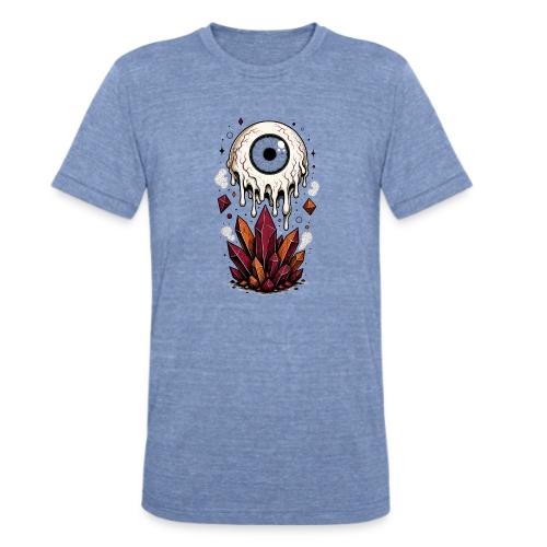 Melting Eyeball - Unisex Tri-Blend T-Shirt