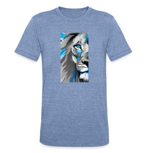 Blue lion king - Unisex Tri-Blend T-Shirt