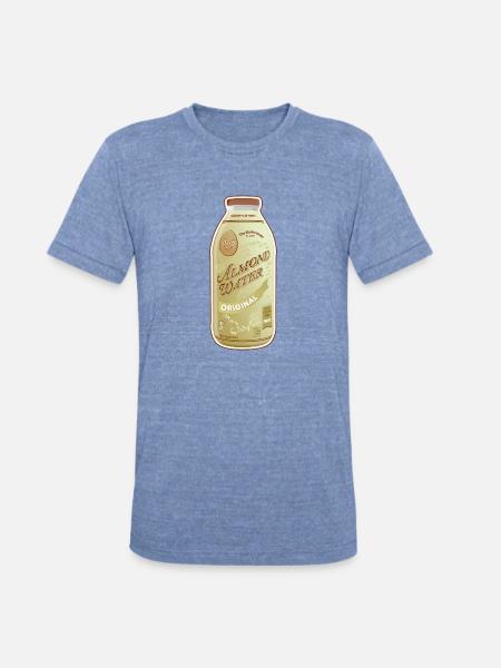 Backrooms Almond Water Original Label - Unisex Tri-Blend T-Shirt - heather blue