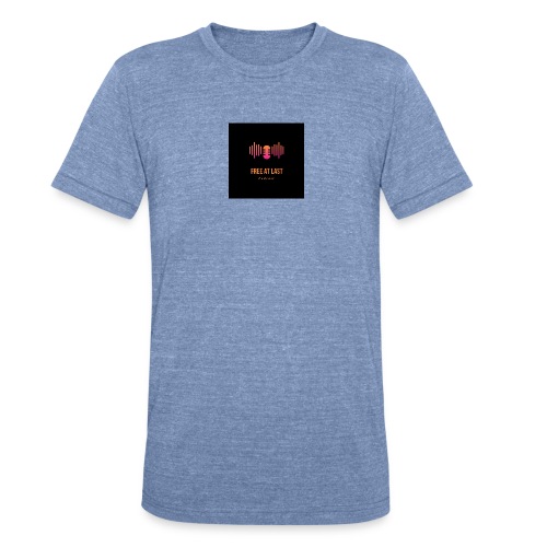 Free At Last Logo 1 - Unisex Tri-Blend T-Shirt