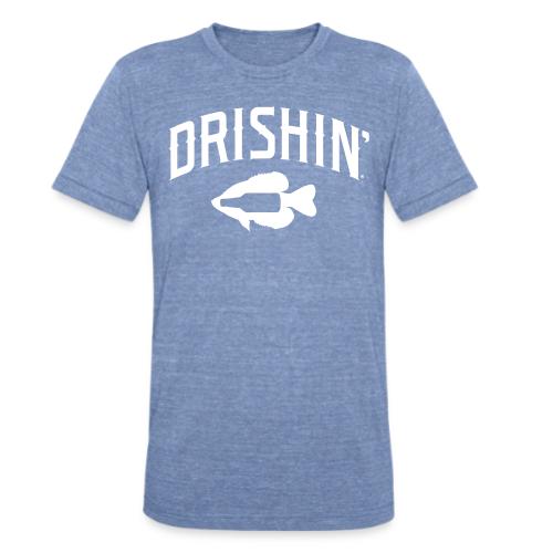 Crappie Drishin' Tee - Unisex Tri-Blend T-Shirt
