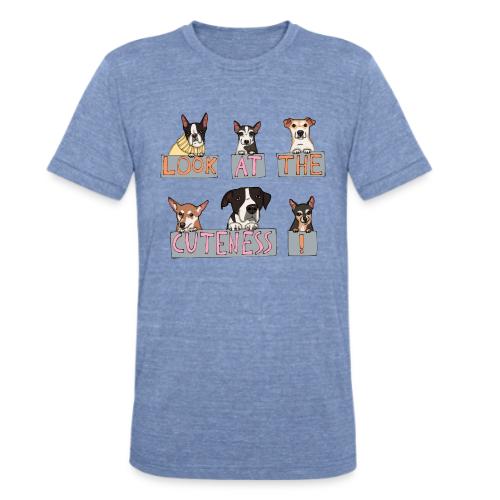Muttville Look at the Cuteness - Unisex Tri-Blend T-Shirt