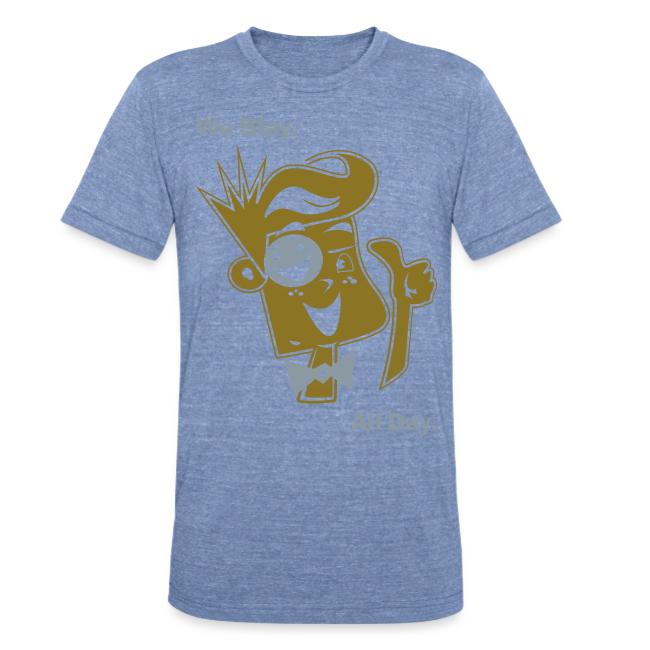 We Slay All Day Shiny Shirt Metallic Silver & Gold